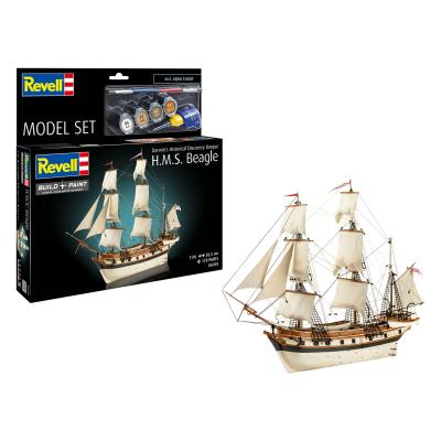 Збірна модель-копія Revell набір корабль HMS Beagle рів 5 м 1:96