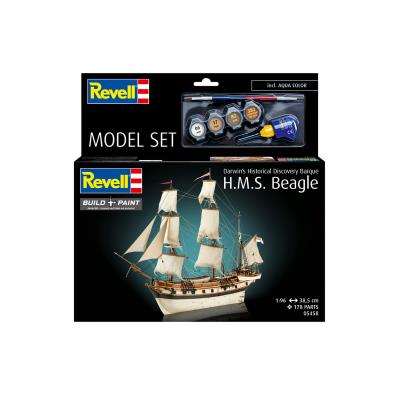 Збірна модель-копія Revell набір корабль HMS Beagle рів 5 м 1:96