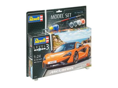 Збірна модель-копія Revell набір автомобіль McLaren 570S, рів 3, м: 1:24