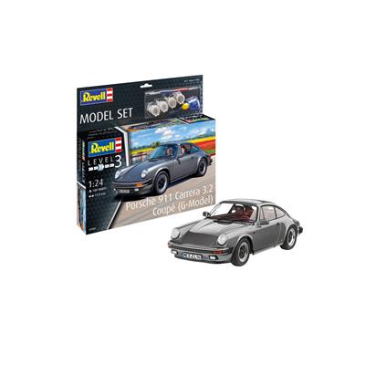 Збірна модель-копія Revell Набір автомобіль Porsche 911 Carrera 3.2 Coupé рівень 3 масштаб 1:24