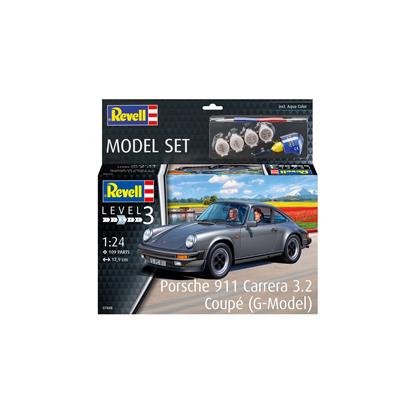 Збірна модель-копія Revell Набір автомобіль Porsche 911 Carrera 3.2 Coupé рівень 3 масштаб 1:24