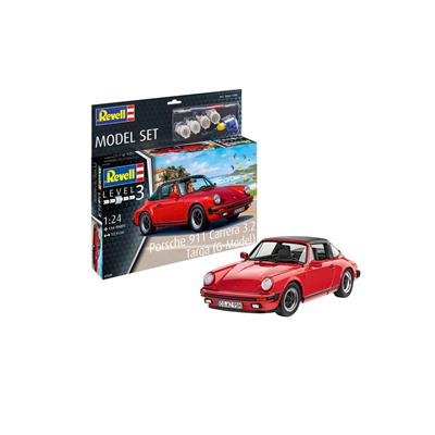 Збірна модель-копія Revell Набір автомобіль Porsche 911 Carrera 3.2 Targa рівень 3 масштаб 1:24