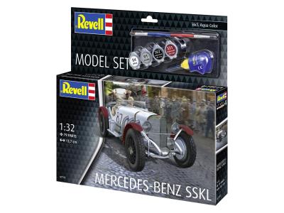 Збірна модель-копія Revell набір автомобіль Mercedes-Benz SSKL, рів 4, м: 1:32