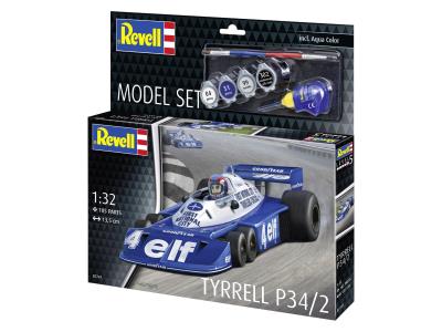 Збірна модель-копія Revell набір автомобіль Tyrrell P34/2 6-Wheeler, рів 4, м: 1:32
