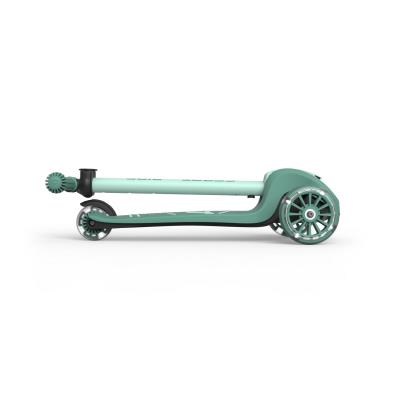 Самокат Scoot and Ride серії Highwaykick-3s з колесами що світяться сіро-зелений, 3+