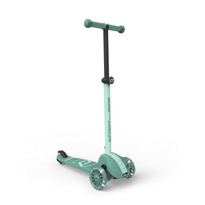 Самокат Scoot and Ride серії Highwaykick-3s з колесами що світяться сіро-зелений, 3+