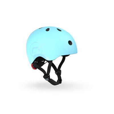Шолом захисний дитячий Scoot and Ride, лохина, з ліхтариком, 51-53см