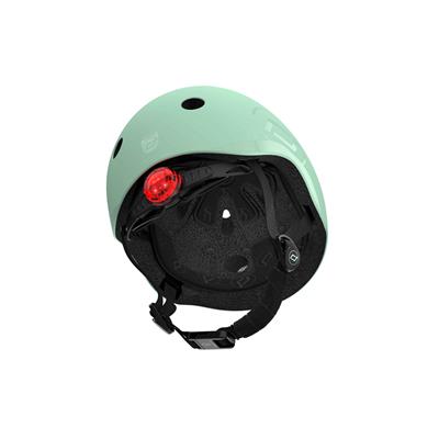 Шолом захисний дитячий Scoot and Ride, ківі, з ліхтариком, 51-53см