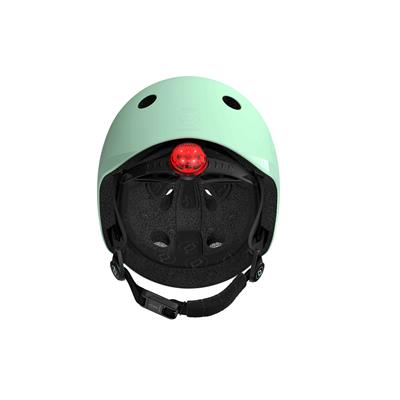 Шолом захисний дитячий Scoot and Ride, ківі, з ліхтариком, 51-53см