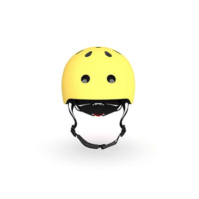 Шолом захисний дитячий Scoot and Ride, лимон, з ліхтариком, 51-53см