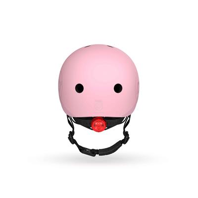 Шолом захисний дитячий Scoot and Ride, пастельно-рожевий, з ліхтариком, 51-53см
