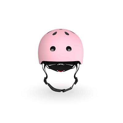 Шолом захисний дитячий Scoot and Ride, пастельно-рожевий, з ліхтариком, 51-53см