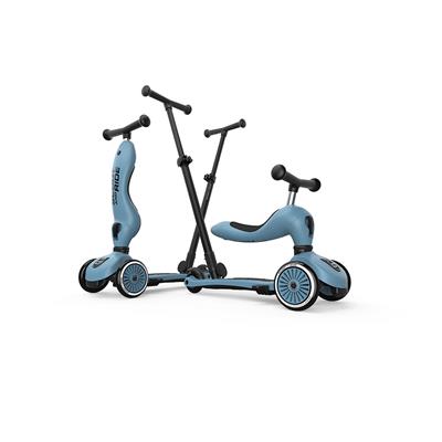 Самокат Scoot and Ride серії Highwaykick-1 Push and Go сіро-синій, до 5років