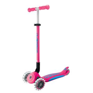 Самокат GLOBBER серії ELITE LIGHTS, фуксія, колеса з підсвіткою, 50кг, 3+