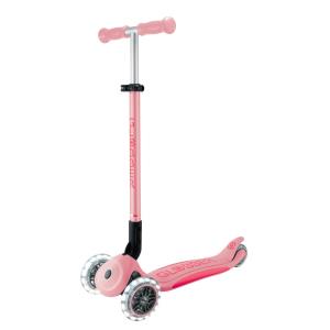 Самокат GLOBBER серії ELITE LIGHTS, пастельно-рожевий, колеса з підсвіткою, 50кг, 3+