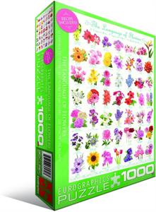 Пазл Eurographics Мова квітів, 1000 елементів
