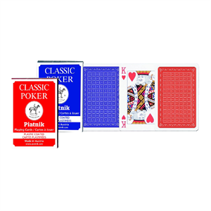 Карти гральні PIATNIK Класичний покер, 1 колода х 55 карт