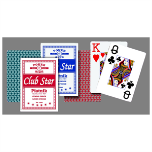 Карти гральні PIATNIK Клуб Стар, 1 колода х 55 карт