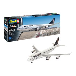 Збірна модель-копія Revell Літак Boeing 747-400 Iron Maiden «Ed Force One», рів 4, м: 1:144