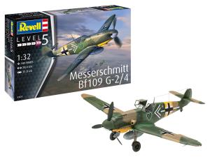 Збірна модель-копія Revell модель літак Messerschmitt Bf109 G-2/4, рів 5, м: 1:32