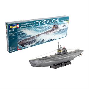 Збірна модель-копія Revell Підводний човен Type VII C/41 рівень 4 масштаб 1:144