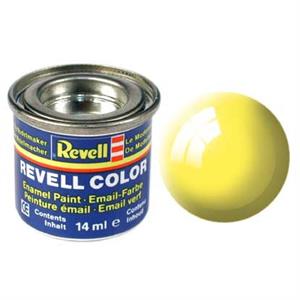 Краска эмалевая Revell № 12. Желтая глянцевая.  14 мл.