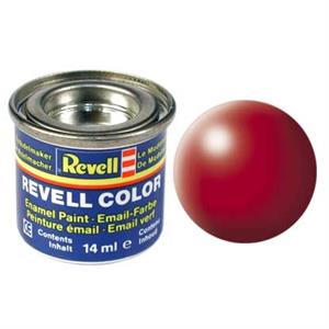 Фарба емалева Revell № 330. Вогненно-червона, шовково-матова.  14 мл.