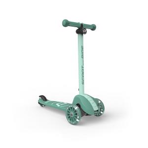 Самокат Scoot and Ride серії Highwaykick-3s з колесами що світяться сіро-зелений, 3+