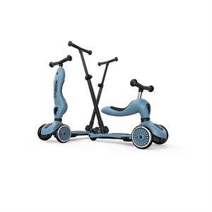 Самокат Scoot and Ride серії Highwaykick-1 Push and Go сіро-синій, до 5років
