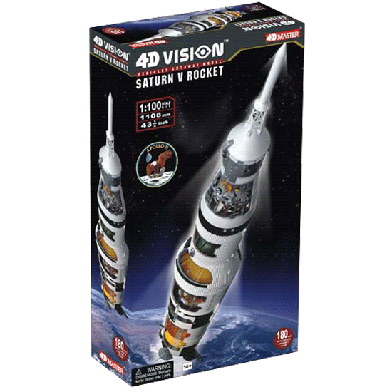 Об`ємна модель 4D Master  Ракета-носій Сатурн 5