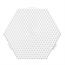 Термомозаїка HAMA Поле для MIDI 5+ середній шестикутник, 469 кілочків