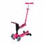 Самокат GLOBBER серії GO UP SPORTY 360 фуксія, до 20/50кг 1+, колеса з підсвіткою