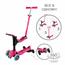Самокат GLOBBER серії GO UP SPORTY 360 фуксія, до 20/50кг 1+, колеса з підсвіткою