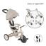 Велосипед дитячий GLOBBER серії EXPLORER TRIKE 4в1, кокос, до 20кг, 3 колеса