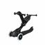 Самокат GLOBBER серії GO UP DELUXE LIGHTS 5в1 чорний, колеса з підсвіткою 20/50кг
