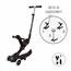 Самокат GLOBBER серії GO UP DELUXE LIGHTS 5в1 чорний, колеса з підсвіткою 20/50кг