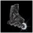 Роликові ковзани GLOBBER GO SCATES LIGHTS сірі р.34-37, до 60кг, 5+