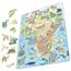 Пазл рамка-вкладиш LARSEN Мапа Африки - тваринний світ