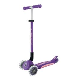 Самокат GLOBBER серії ELITE LIGHTS, фіолетово-рожевий, колеса з підсвіткою, 50кг, 3+