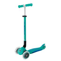 Самокат GLOBBER серії ELITE LIGHTS, смарагдово-зелений, колеса з підсвіткою, 50кг, 3+