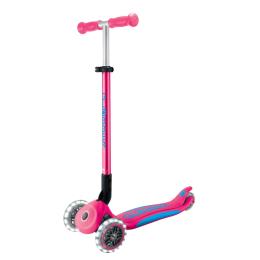 Самокат GLOBBER серії ELITE LIGHTS, фуксія, колеса з підсвіткою, 50кг, 3+