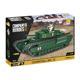 Конструктор COBI Company of Heroes 3 Танк Mk III Черчилль, 654 деталей