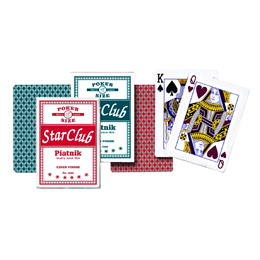Карти гральні PIATNIK Star Club, 1 колода х 55 карт