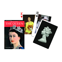 Карти гральні PIATNIK Королева Єлізавета, 1 колода х 55 карт