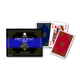 Карти гральні PIATNIK Президент,  2 колоди х 55 карт