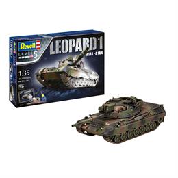 Збірна модель-копія Revell набір Танк Leopard 1 A1A1-A1A4 рівень 5 масштаб 1:35