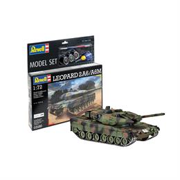 Збірна модель-копія Revell набір Танк Леопард 2A6/A6M рівень 4 масштаб 1:72