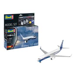 Збірна модель-копія Revell набір Літак Boeing 737-800, рів 3, м: 1:288