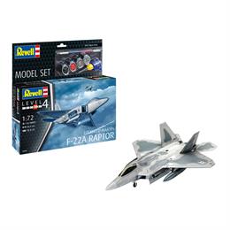 Збірна модель-копія Revell набір Літак Lockheed Martin F-22A Raptor рівень 4 масштаб 1:72